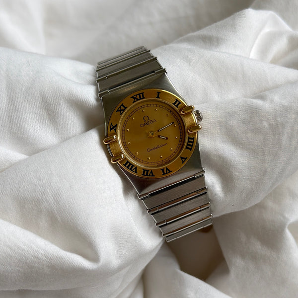 1987 Omega Constellation Duotone Round Watch