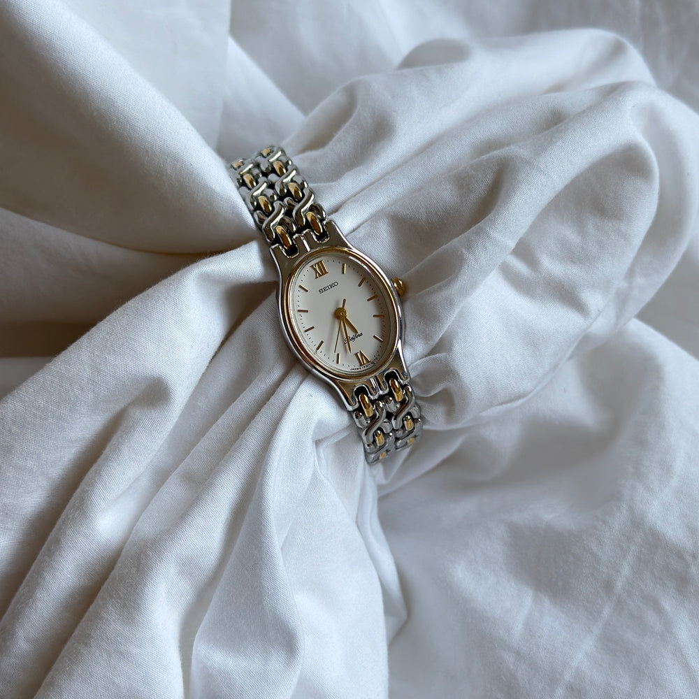 90s Seiko Oval Belfina Watch