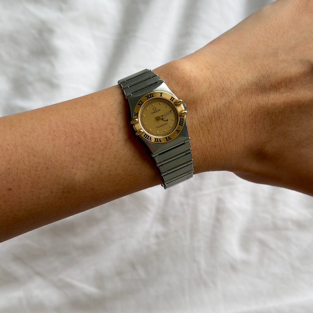 1987 Omega Constellation Duotone Round Watch