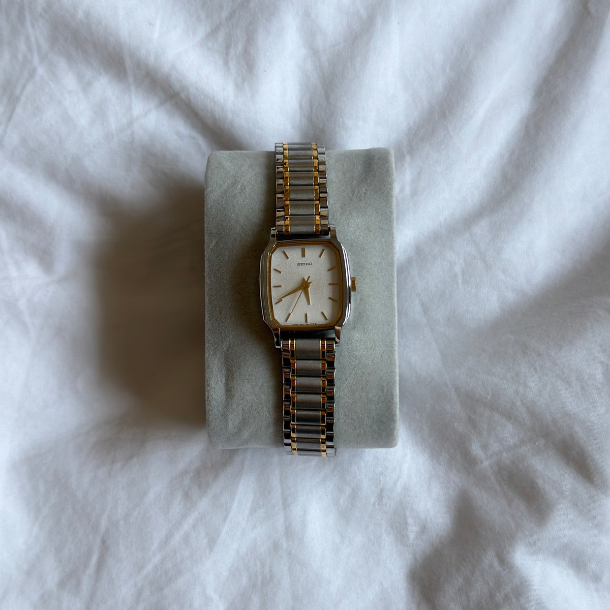 90s Seiko Duotone Rectangle Watch