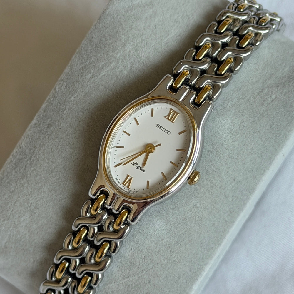 90s Seiko Oval Belfina Watch