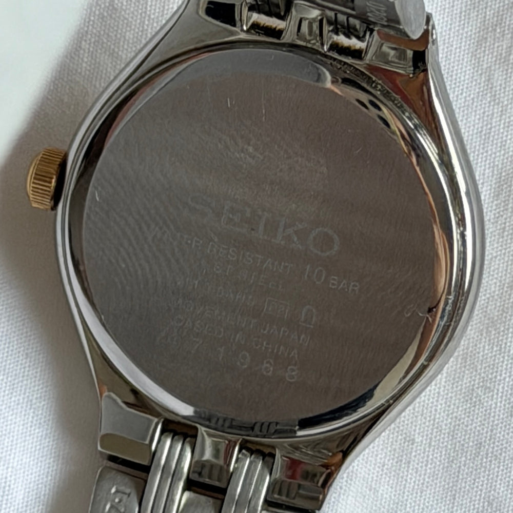 00s Seiko Solar Duotone Round Watch