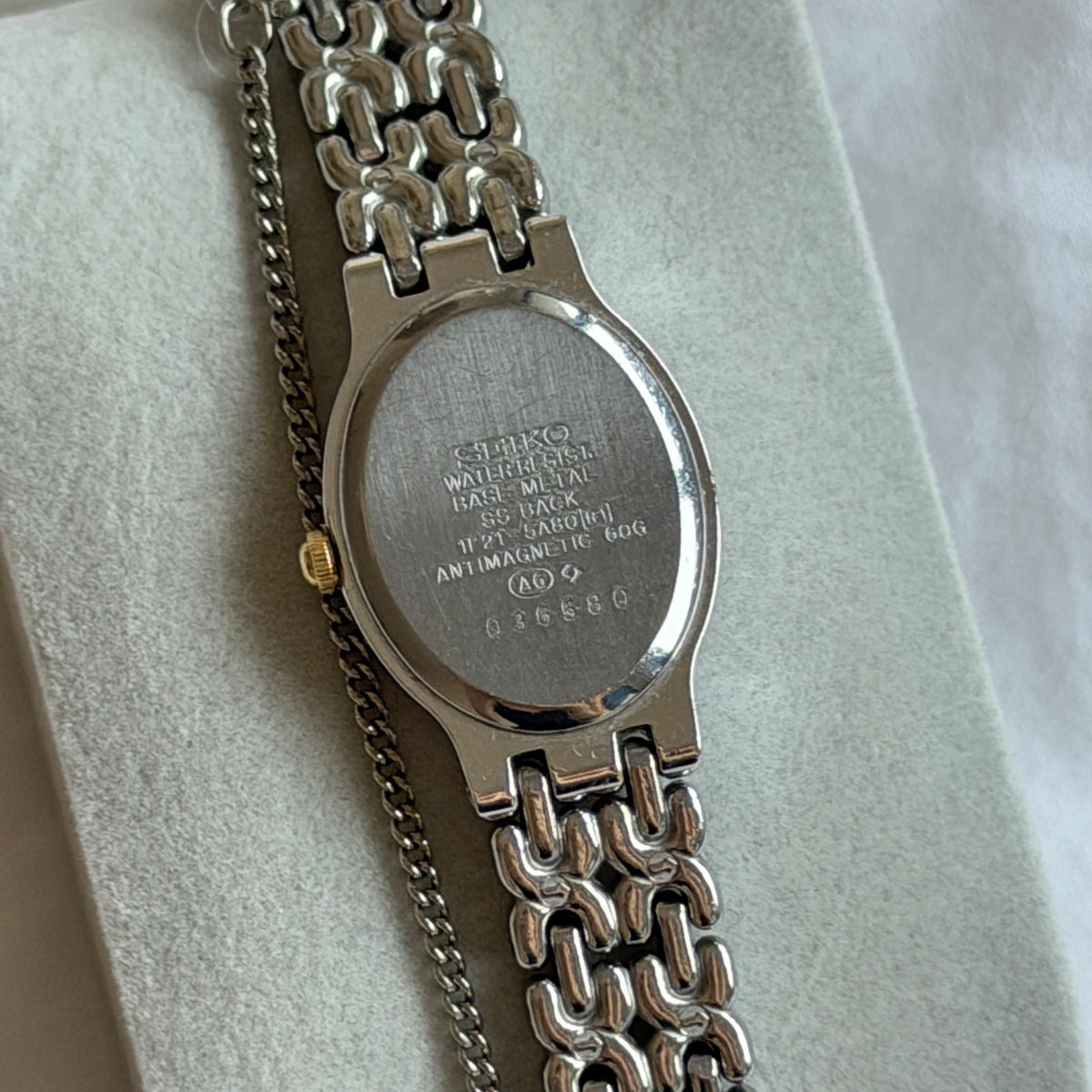 90s Seiko Oval Belfina Watch