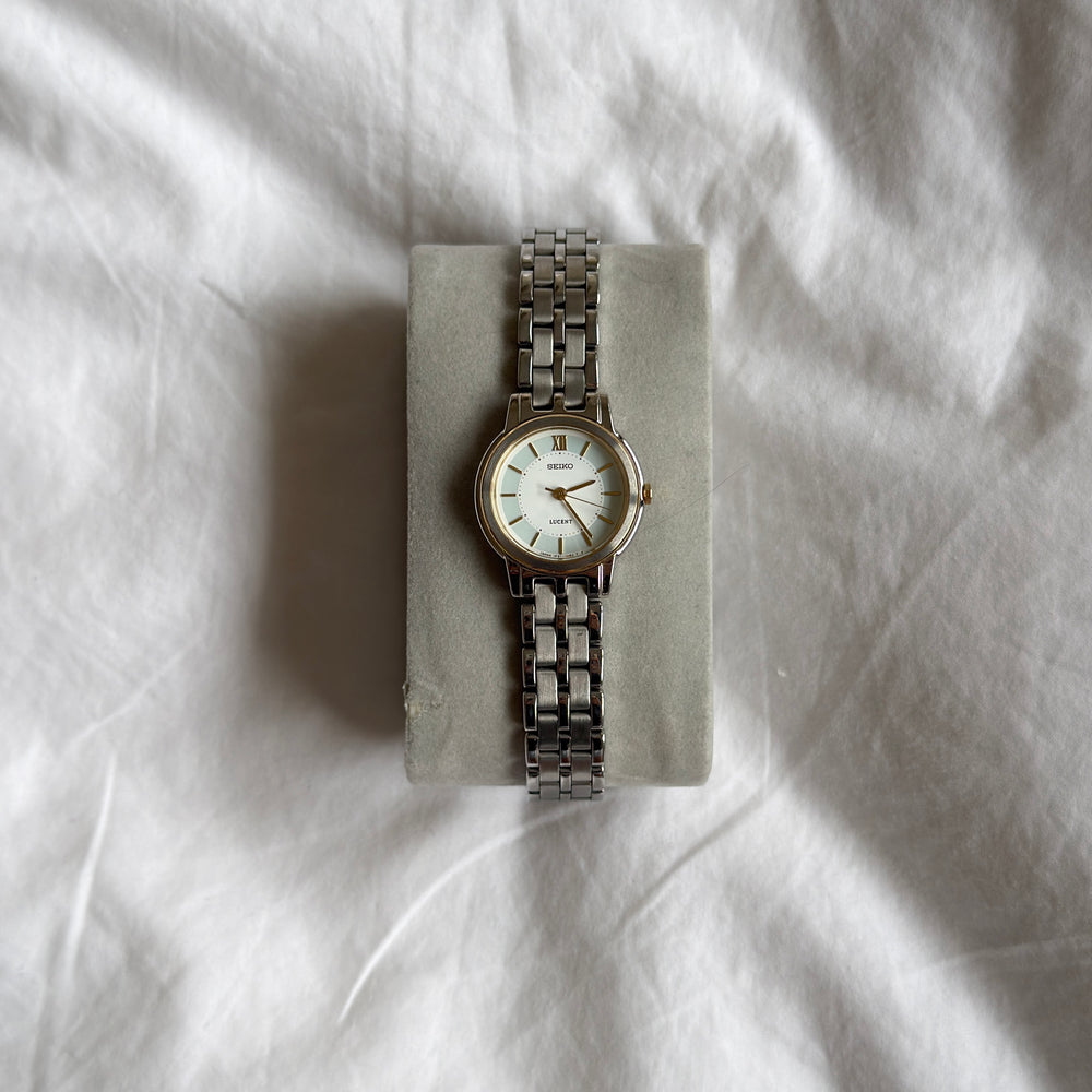 90s Seiko Lucent Duotone Round Watch