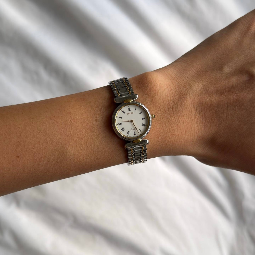 90s Seiko Duotone Exceline Watch