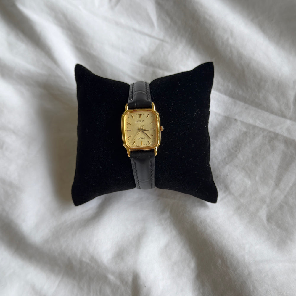 90s Seiko Exceline Gold Tank Watch