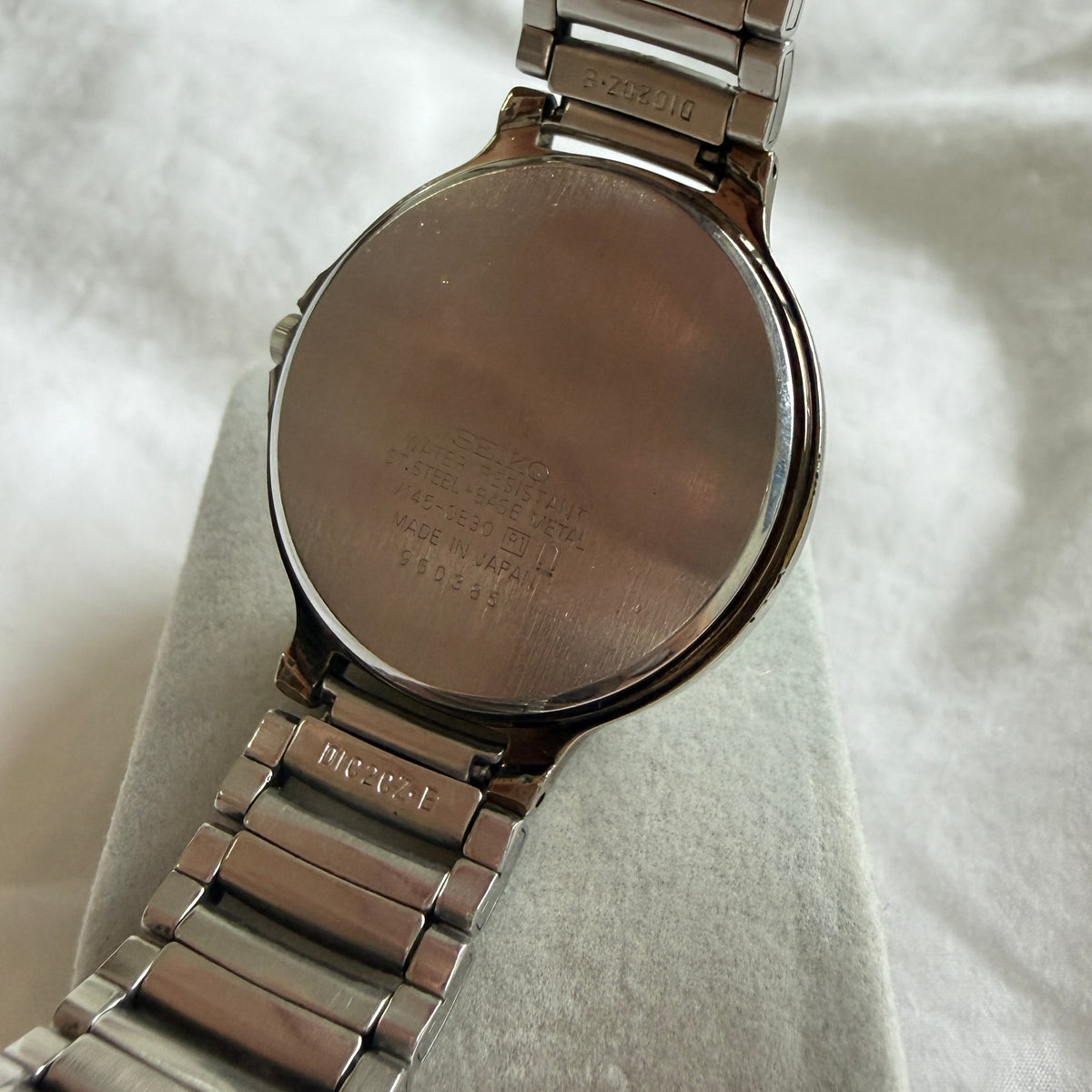 90s Seiko Solar Duotone Round Watch