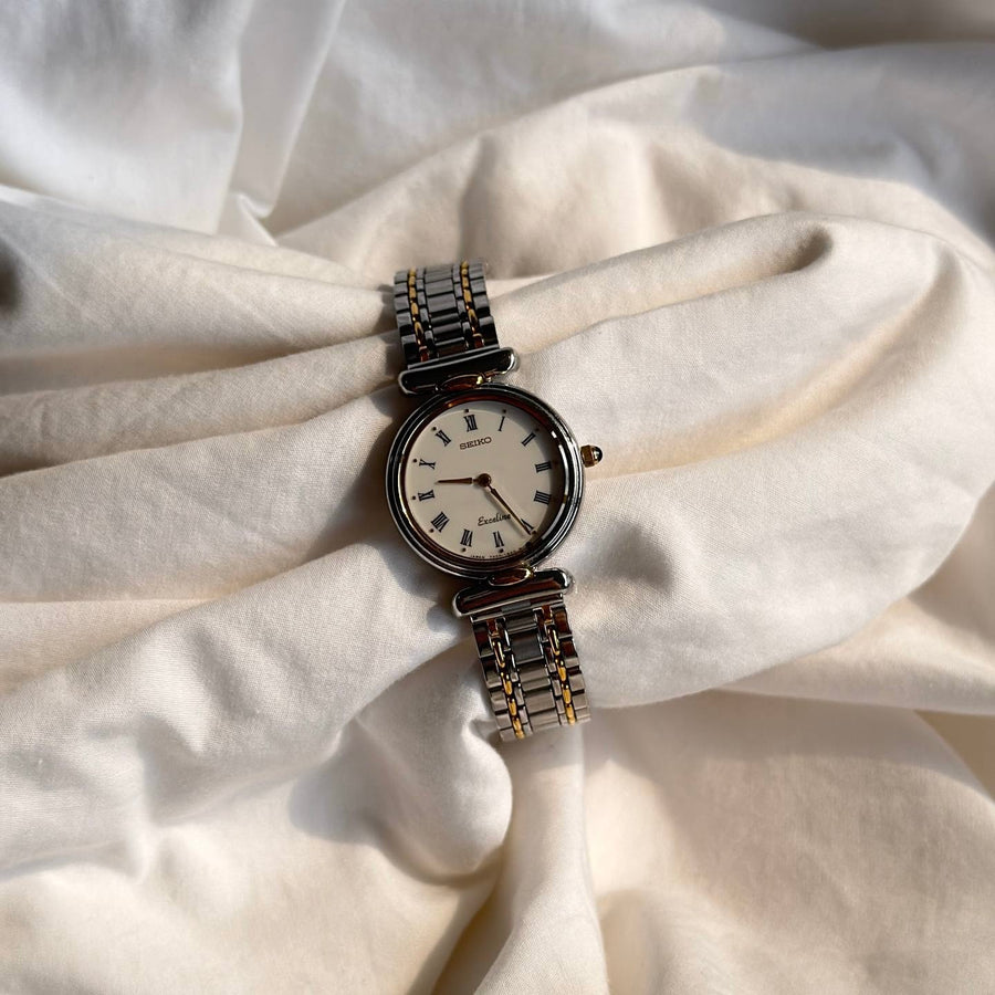 90s Seiko Duotone Exceline Watch