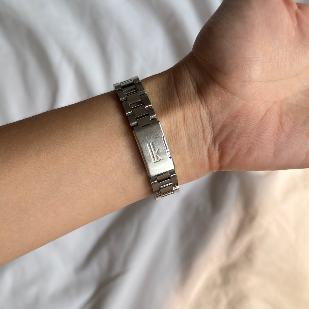 90s Seiko Lukia Silver Oval Watch