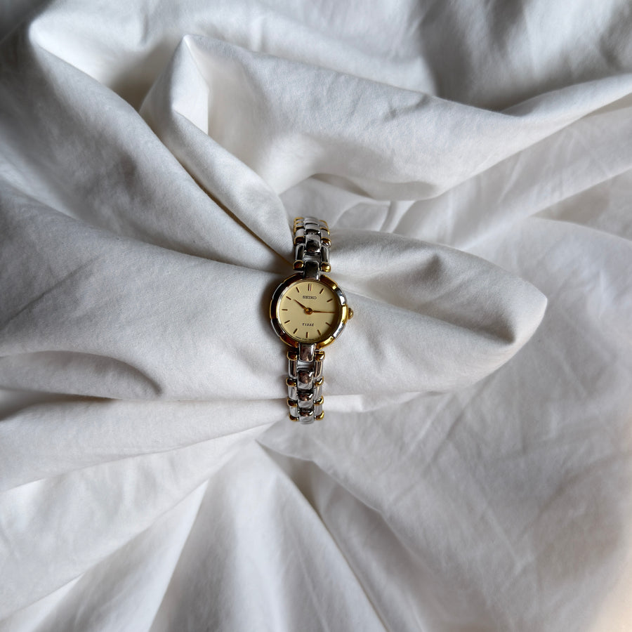 90s Seiko Tisse Duotone Round Watch
