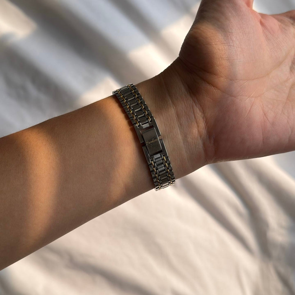 90s Seiko Duotone Exceline Watch