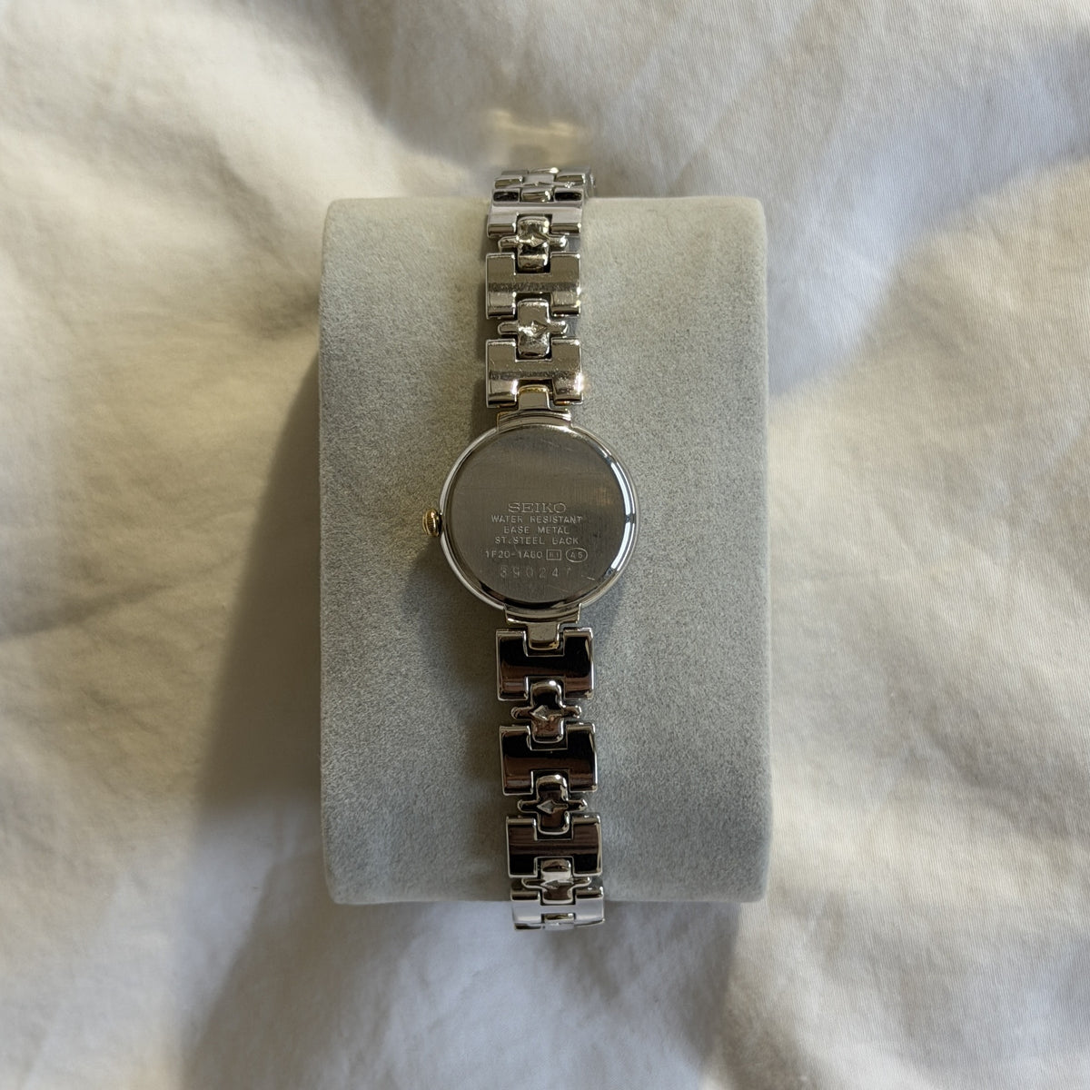 90s Seiko Periwinkle MOP Tisse Watch