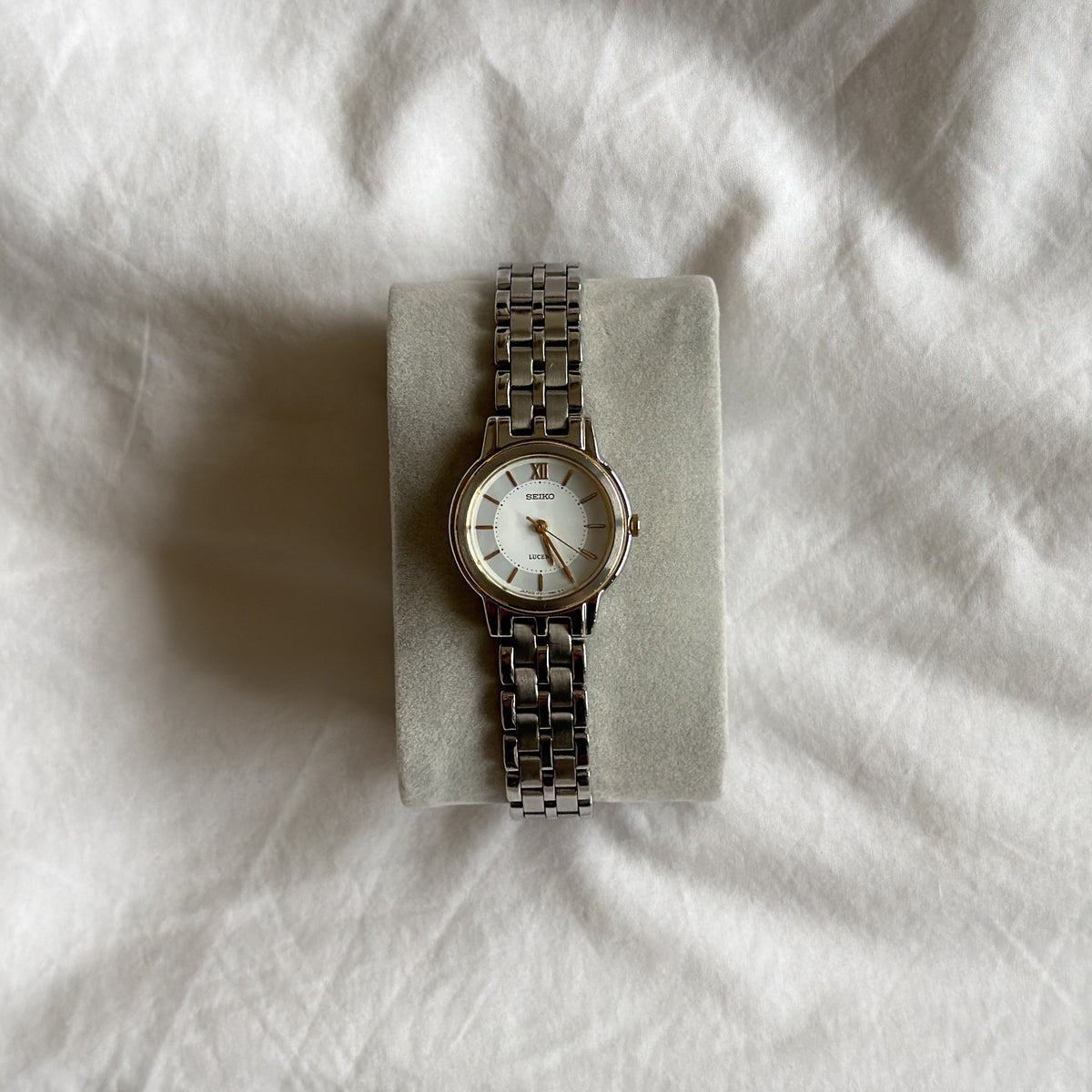 90s Seiko Silver Lucent Watch