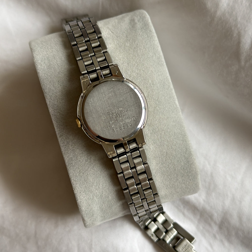 90s Seiko Silver Lucent Watch