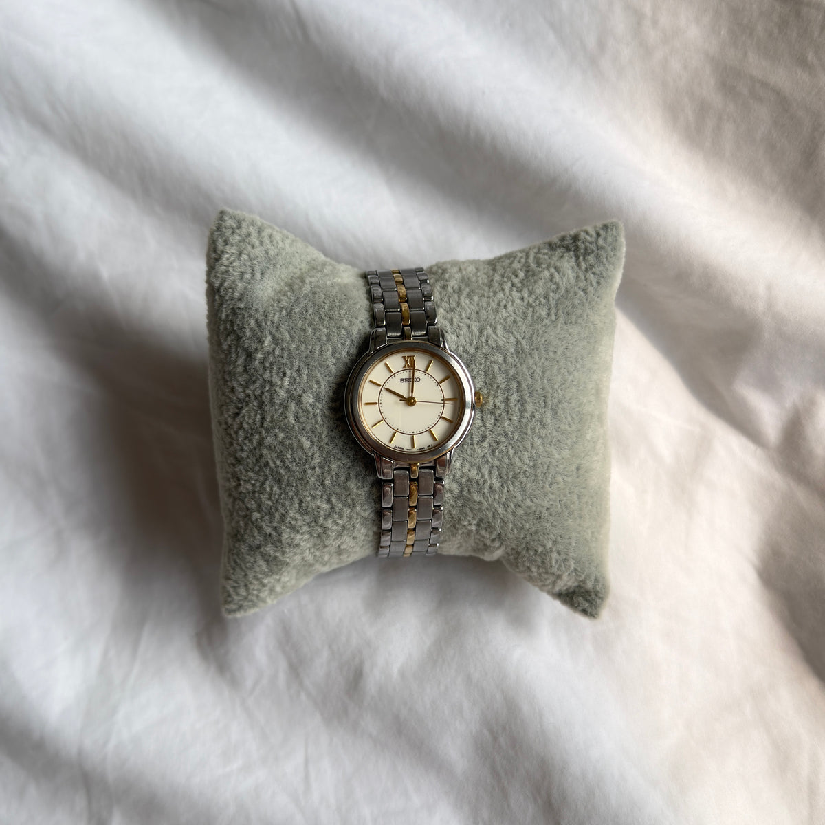 90s Seiko Duotone Round Watch