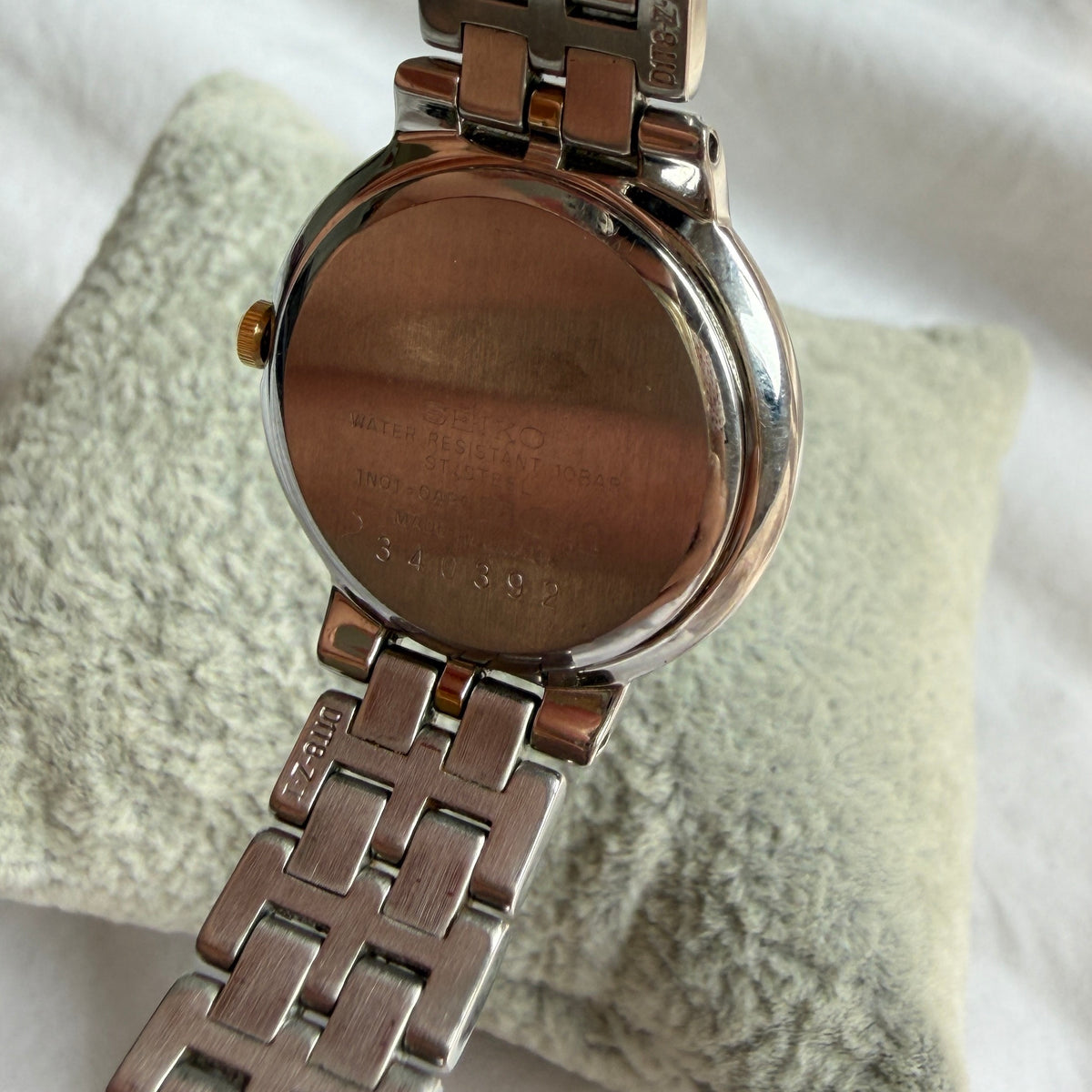 90s Seiko Duotone Round Watch