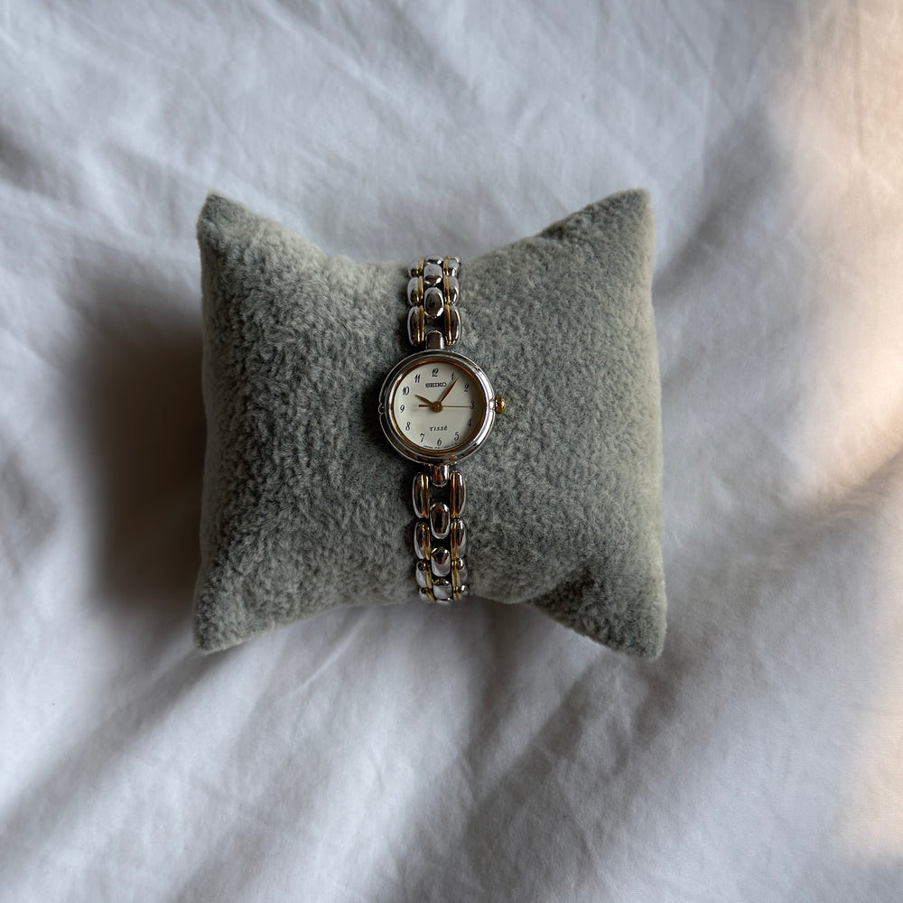 90s Seiko Tisse Duotone Round Watch