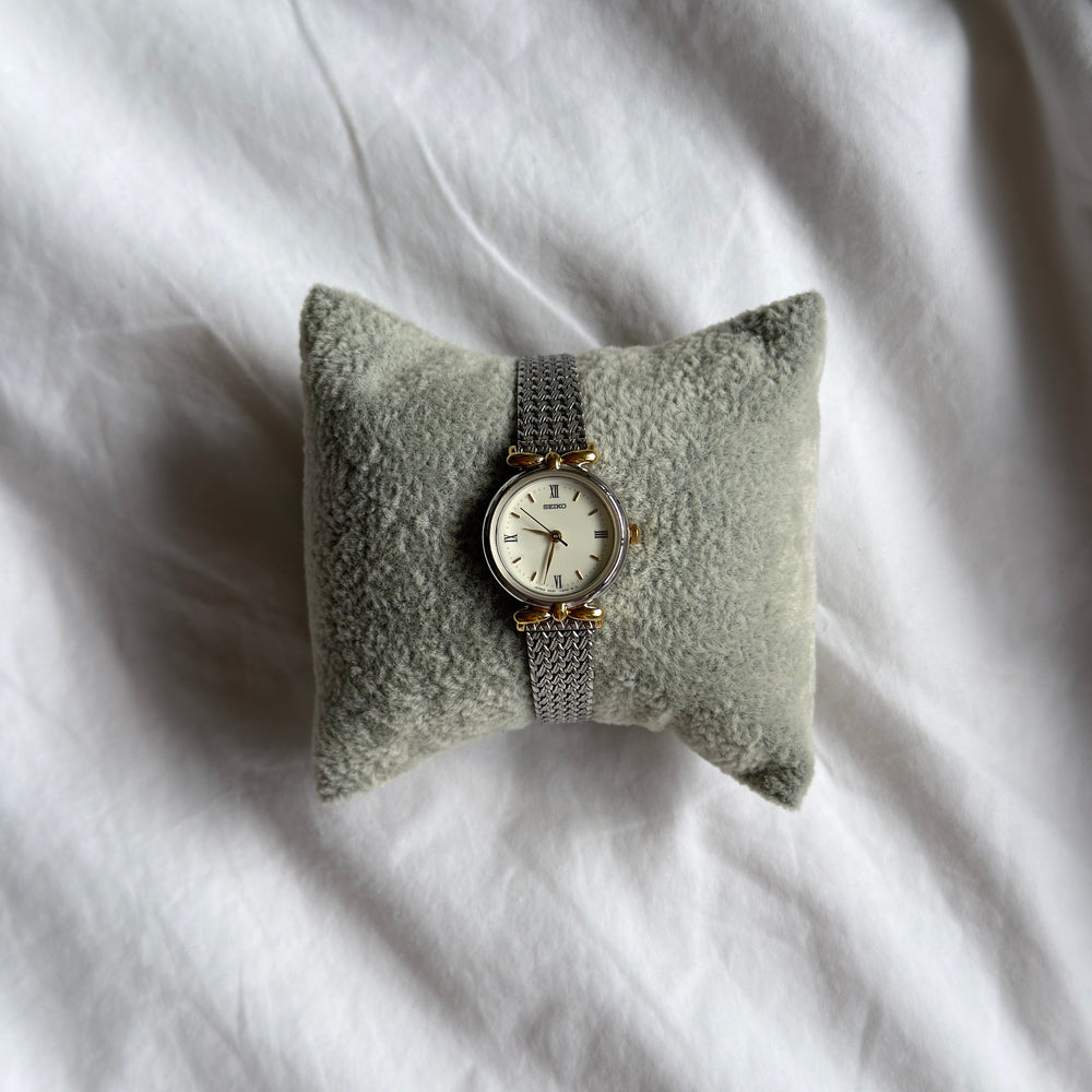 90s Seiko Duotone Round Watch