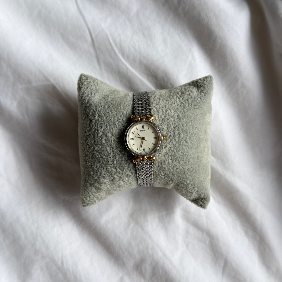 90s Seiko Duotone Round Watch