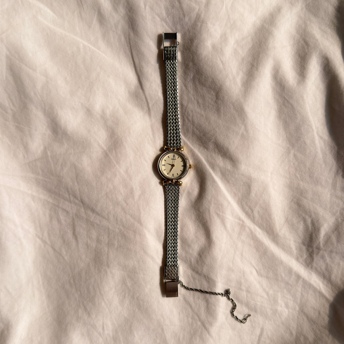 90s Seiko Duotone Round Watch