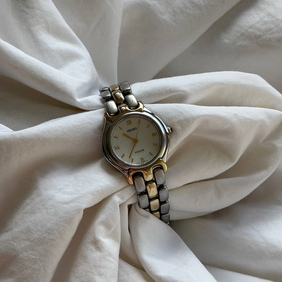 Seiko Round Exceline Watch