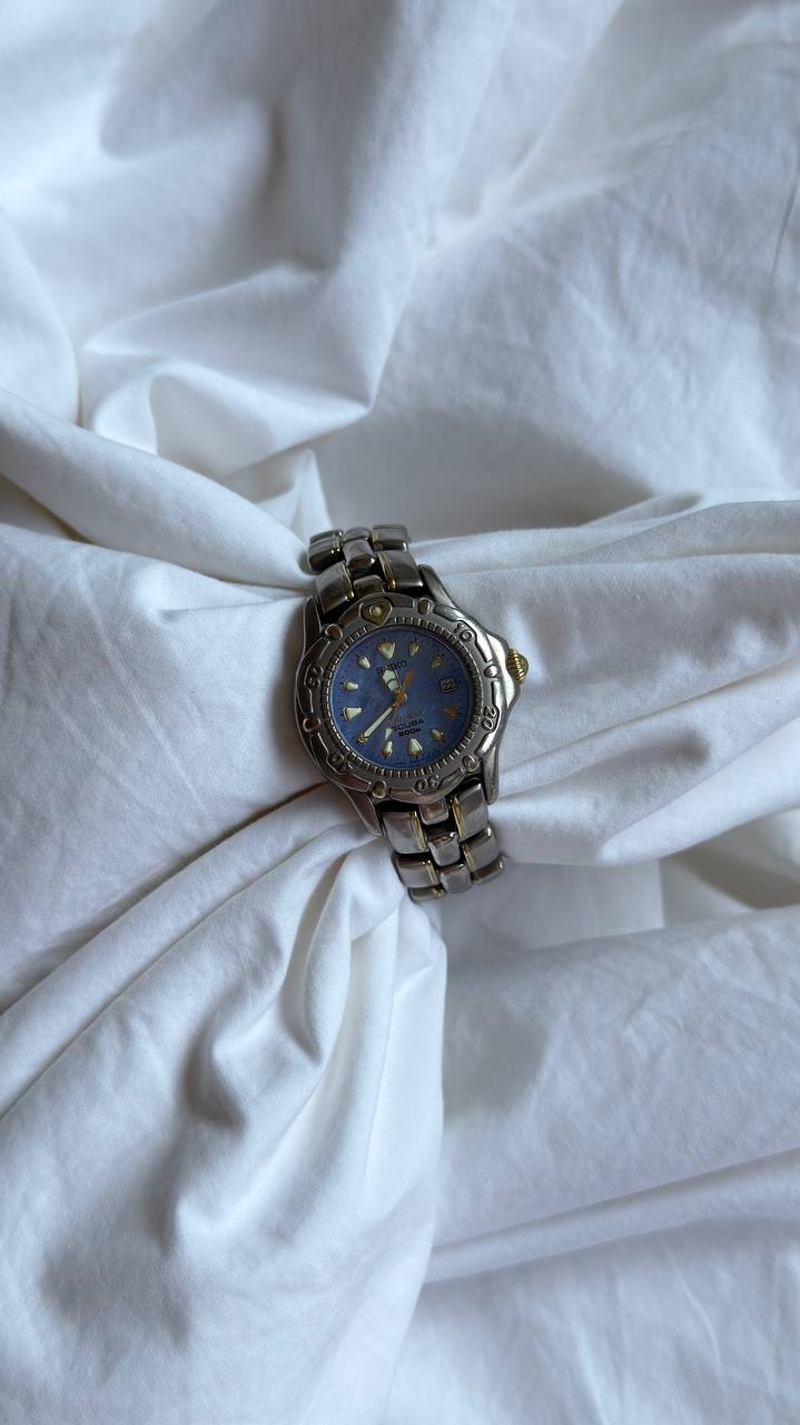 Seiko Silver Scuba Watch