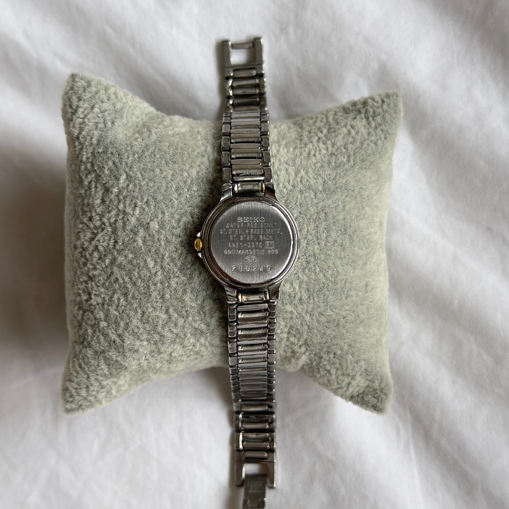 90s Seiko Lucent Duotone Round Watch