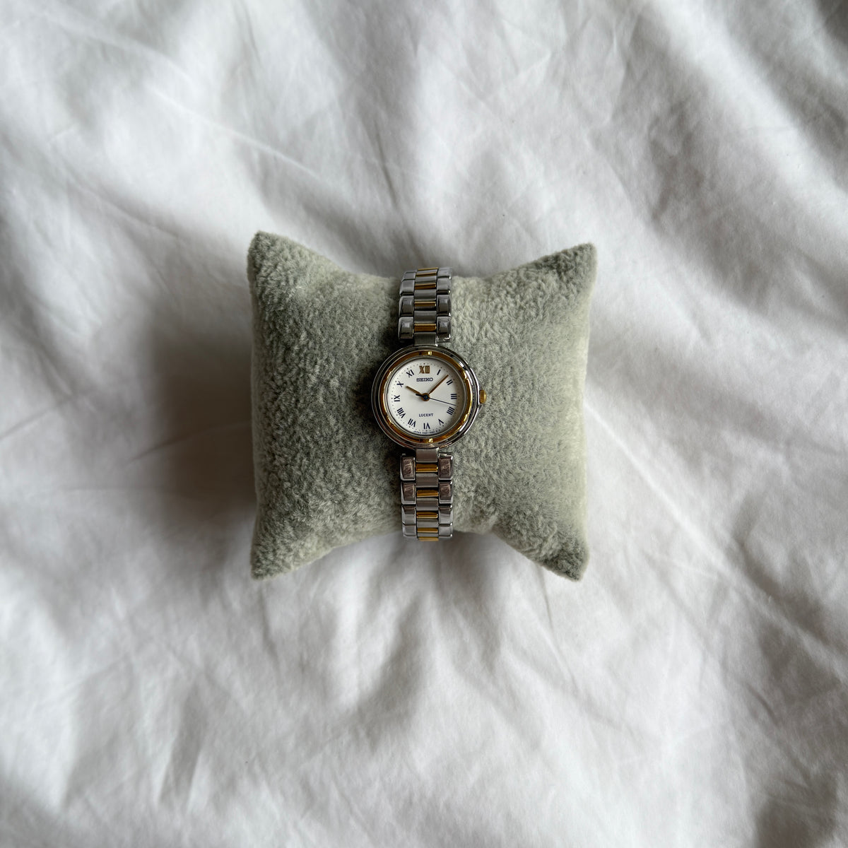90s Seiko Lucent Duotone Round Watch