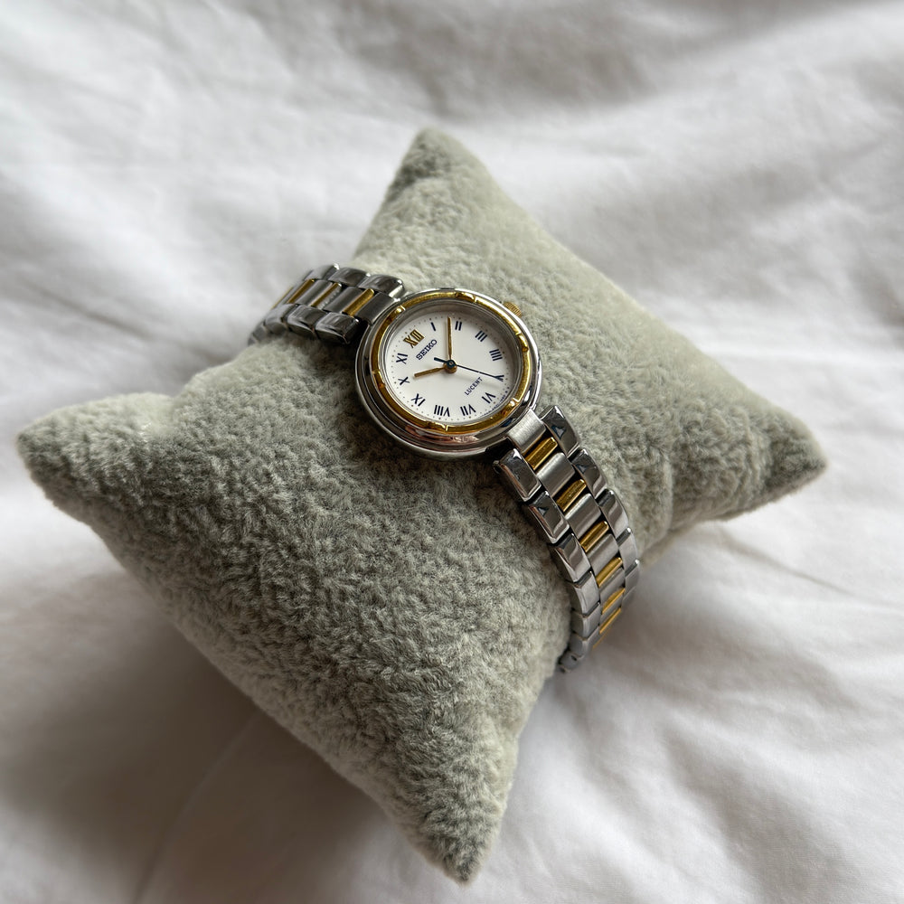 90s Seiko Lucent Duotone Round Watch