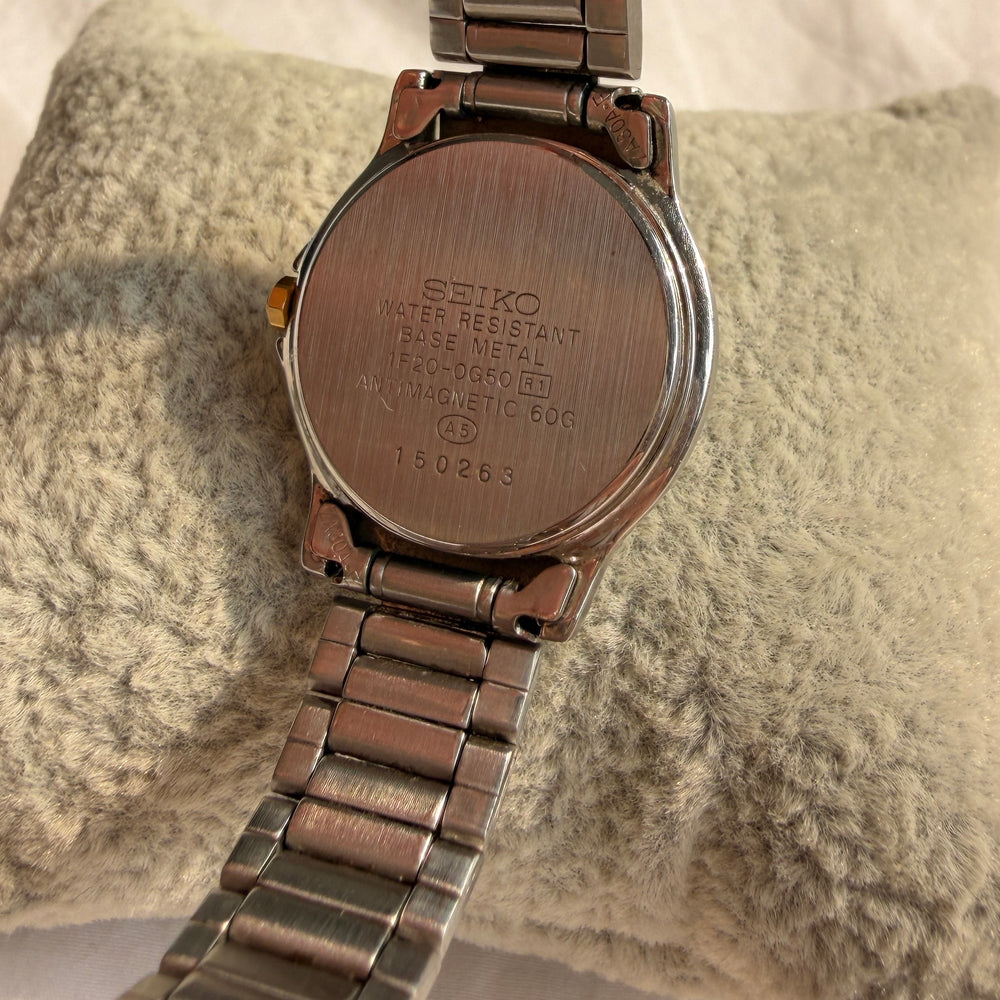90s Seiko Creo Duotone Round Watch