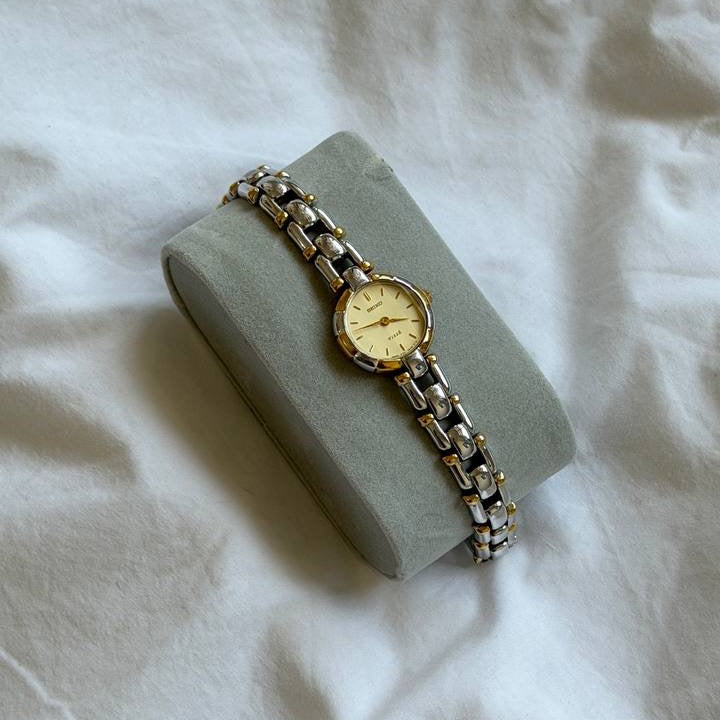 Seiko Duotone Tisse Round Watch