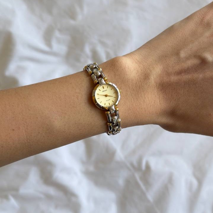 Seiko Duotone Tisse Round Watch