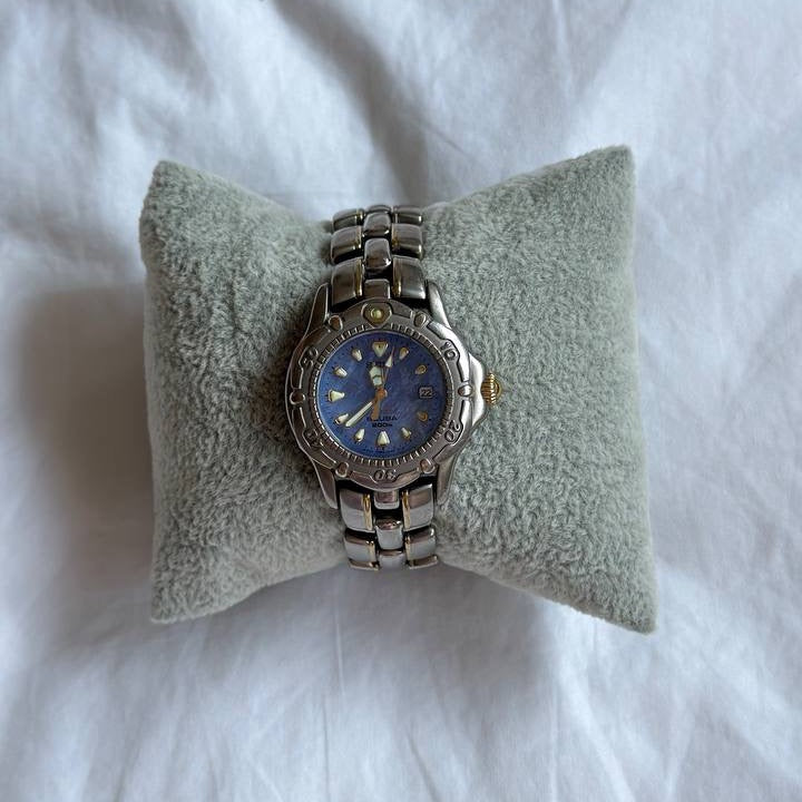 90s Seiko Silver Scuba Watch