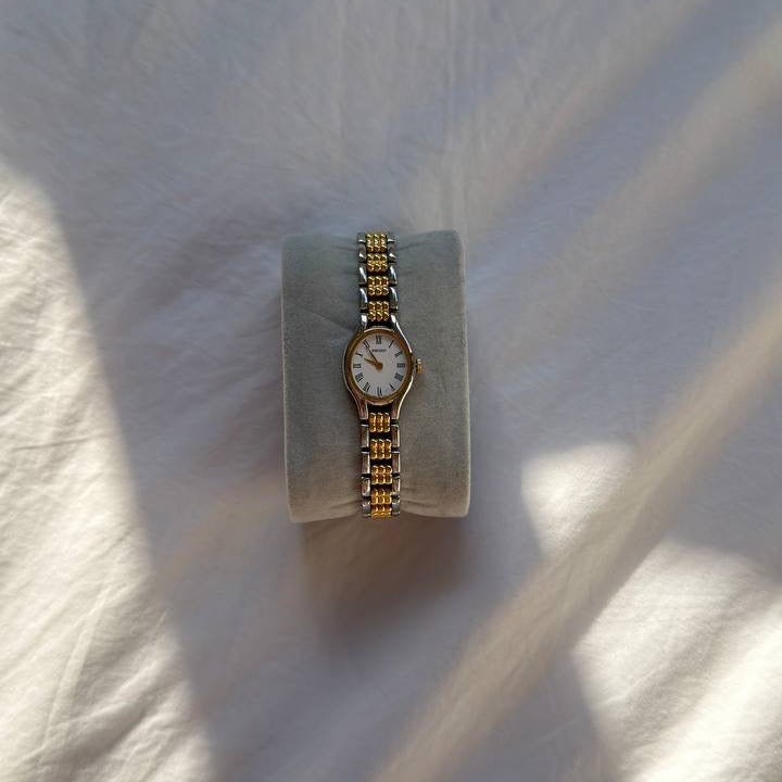 80s Seiko Oval Duotone Watch