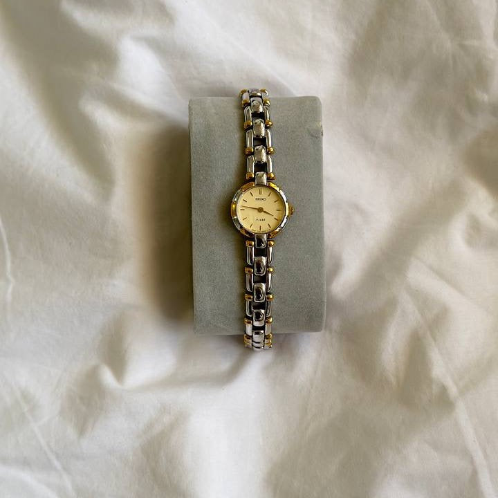 Seiko Duotone Tisse Round Watch